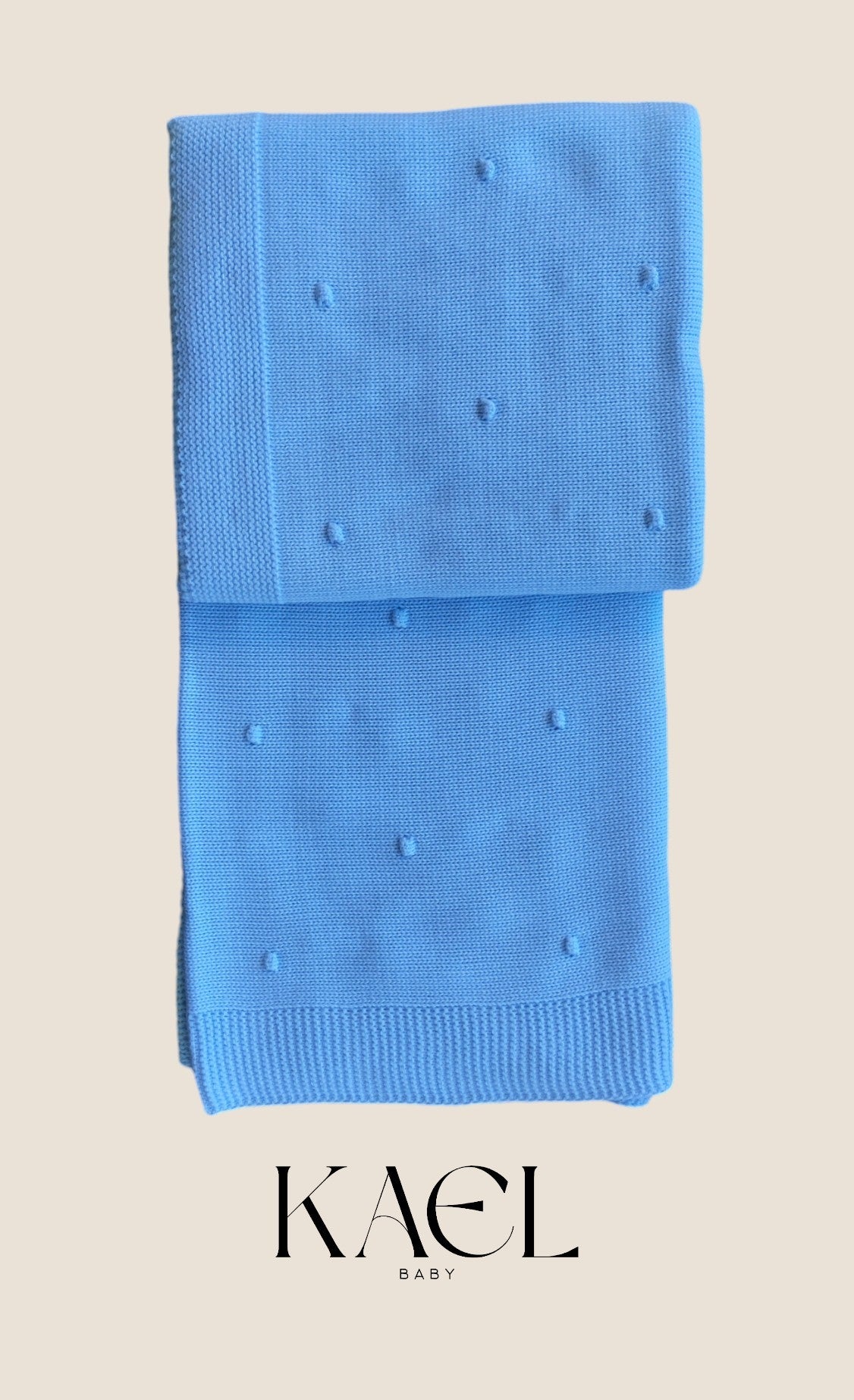 COPERTA NEONATO NIDO DI MORBIDEZZA CIELO